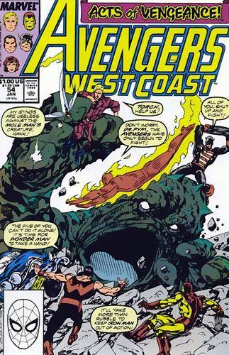 Avengers West Coast # 54