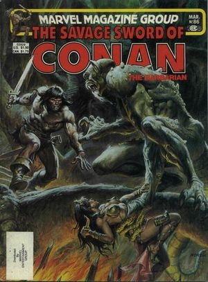 The Savage Sword of Conan Vol 1 # 86