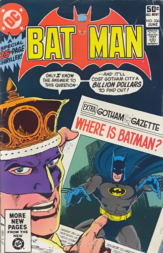 Batman vol 1 # 336