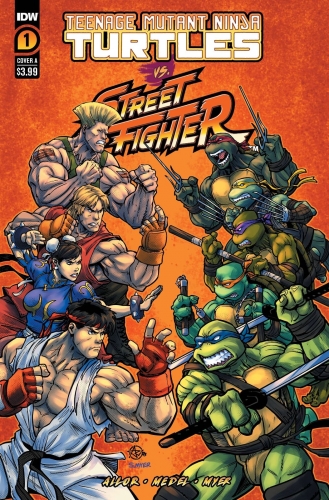 Teenage Mutant Ninja Turtles vs. Street Fighter # 1