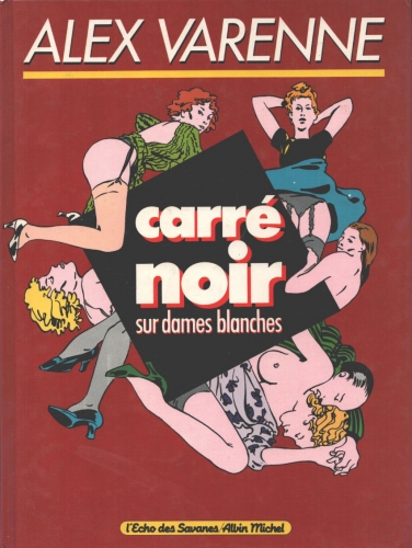 Carré noir sur dames blanches # 1