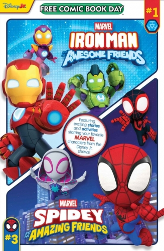 Free Comic Book Day 2025: Iron Man & His Awesome Friends/Spidey & His Amazing Friends # 1