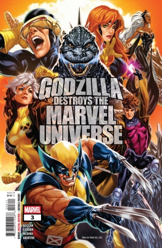 Godzilla Destroys the Marvel Universe # 3