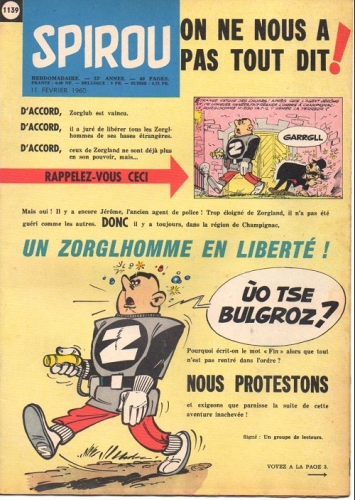 Le Journal de Spirou # 1139