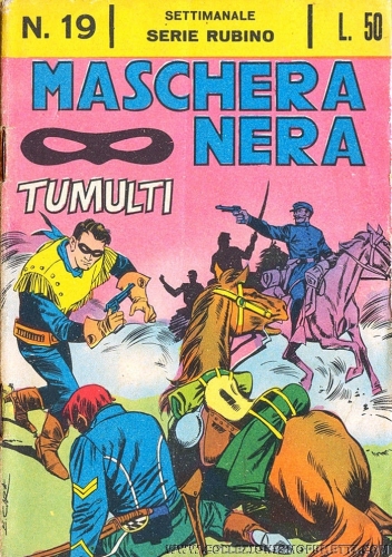 Maschera Nera Serie Rubino (Settimanale) # 19