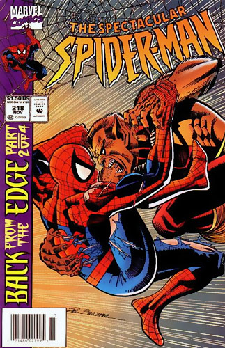 Peter Parker, Spectacular Spider-Man # 218