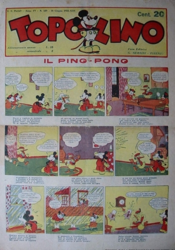 Topolino (giornale) # 129