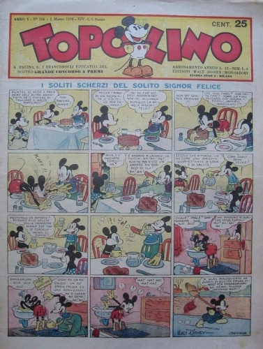 Topolino (giornale) # 166