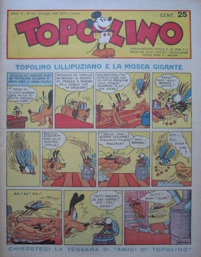 Topolino (giornale) # 186