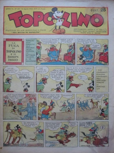 Topolino (giornale) # 190