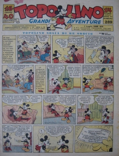 Topolino (giornale) # 289