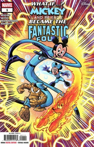 Marvel & Disney: What If...? Mickey & Friends Became The Fantastic Four # 1