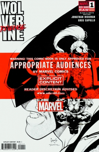 Wolverine: Revenge – Red Band Raw: Black & White Edition # 1