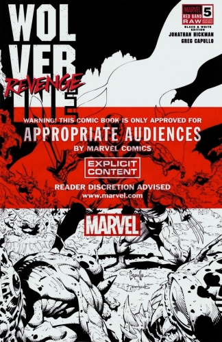 Wolverine: Revenge – Red Band Raw: Black & White Edition # 5