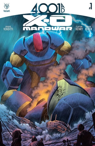 4001 A.D. X-O Manowar Vol 1  # 1