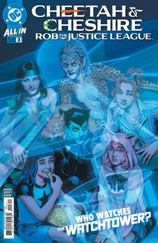 Cheetah and Cheshire Rob the Justice League # 3