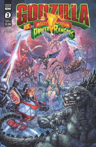 Godzilla VS The Mighty Morphin' Power Rangers # 3
