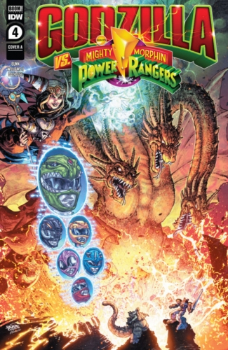 Godzilla VS The Mighty Morphin' Power Rangers # 4