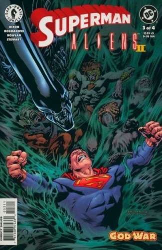 Superman / Aliens 2: God War # 3