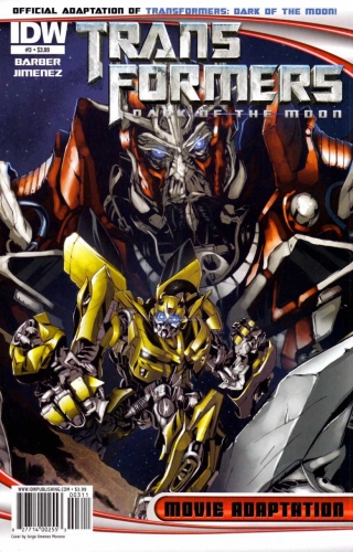 Transformers: Dark of the Moon Movie Adaptation # 3
